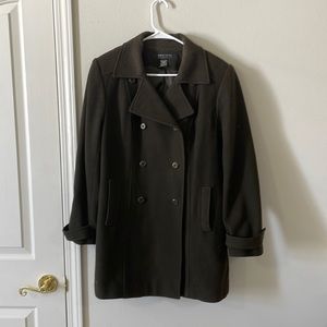 Size 8 Greenish Brownish Peacoat